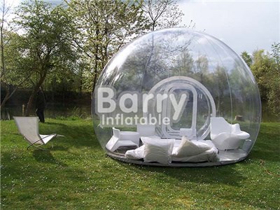 Outdoor camping clear transparent inflatable bubble tent for sale price BY-IT-008